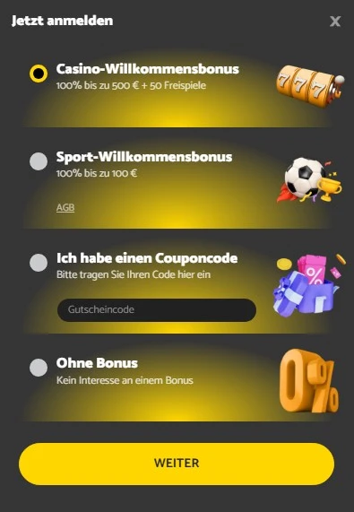 palmslots registrieren